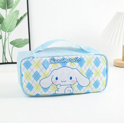 Cartoon Portable Women's Underwear Storage Bag Travel Cosmetics Storage