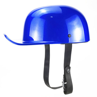 DOT Retro Baseball Cap Open Face Scooter Moped Jet Helmet Motorcycle Half Helmet