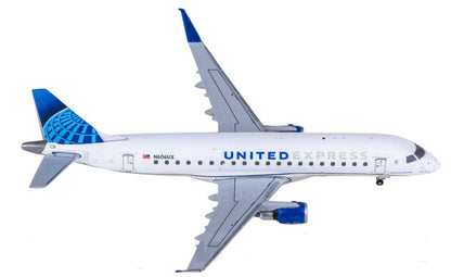 1:400 Geminijets United Airlines Embraer ERJ-175 N606UX Airplane Diecast Model