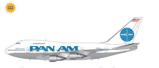 1:200 Geminijets Pan Am Boeing 747SP N895FD Passenger Airplane Diecast Model