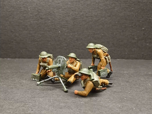 1/72 British Machine-Gun Vickers & Crew handpainted Model *6167