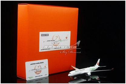 1:400 JC Wings JAPAN AIRLINES AIRBUS A350-900 Passenger Airplane Diecast Model