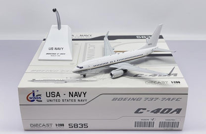 1:200 JC Wings US Navy C-40A Passenger Airplane Diecast Aircraft Model