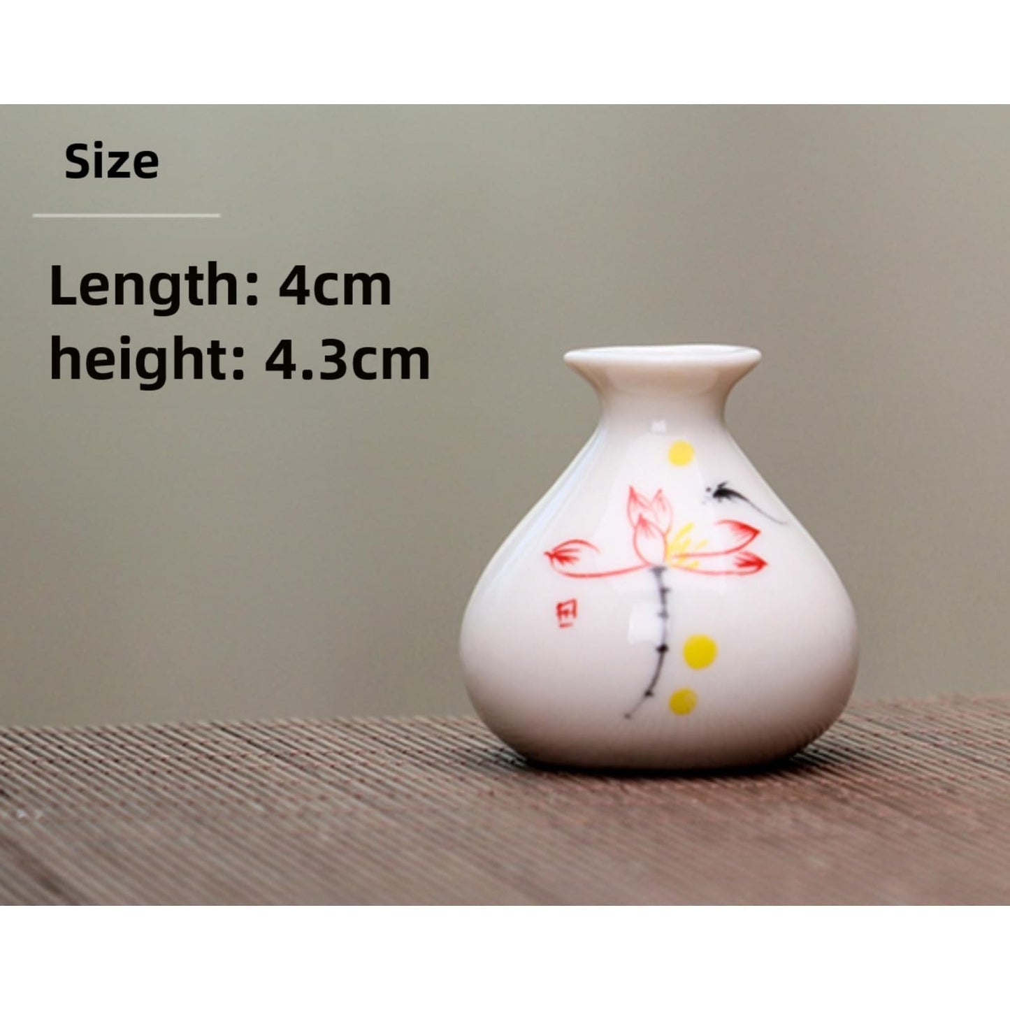 Chinese Orchid Ceramic Tea Pet 15cm 6in Kung Fu Tea Set Decoratio Tea Ceremony