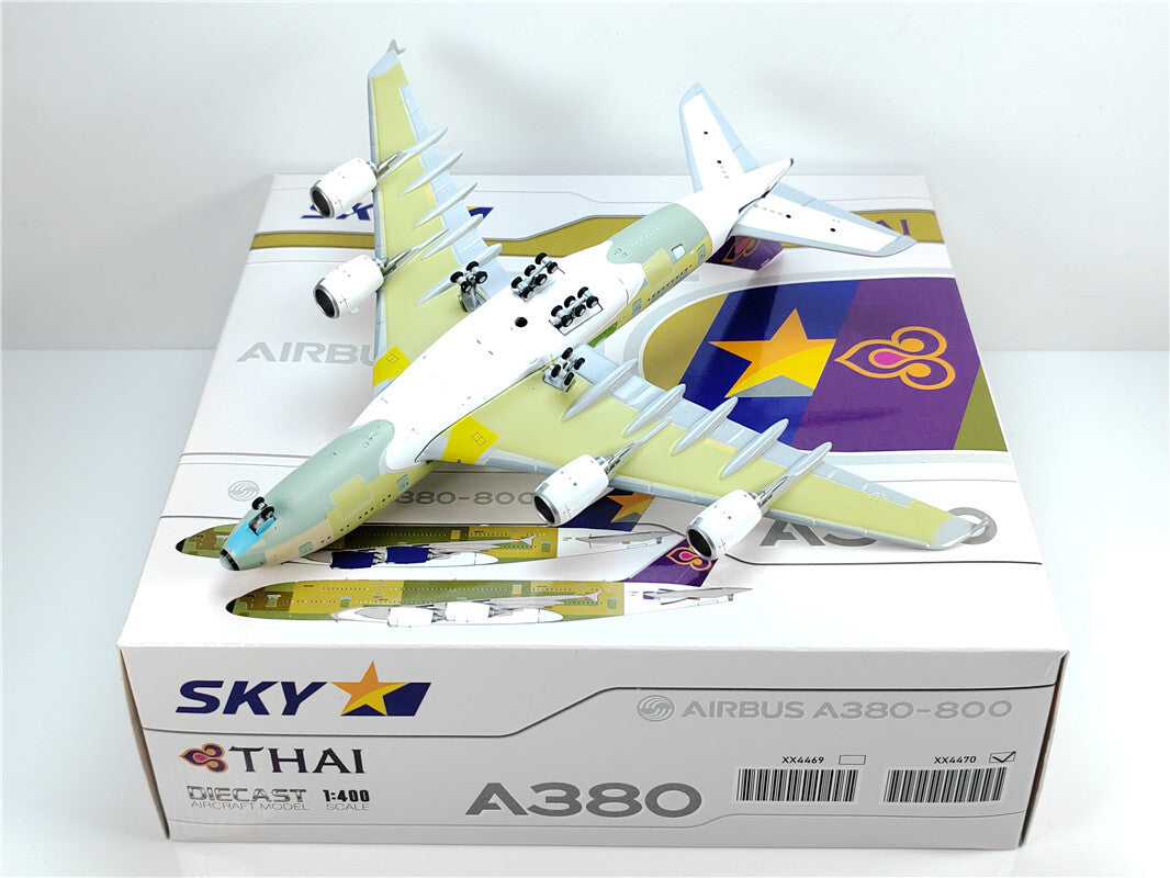 1:400 JC Wings THAI AIRBLUS A380 Passenger Airplane Diecast Aircraft Model