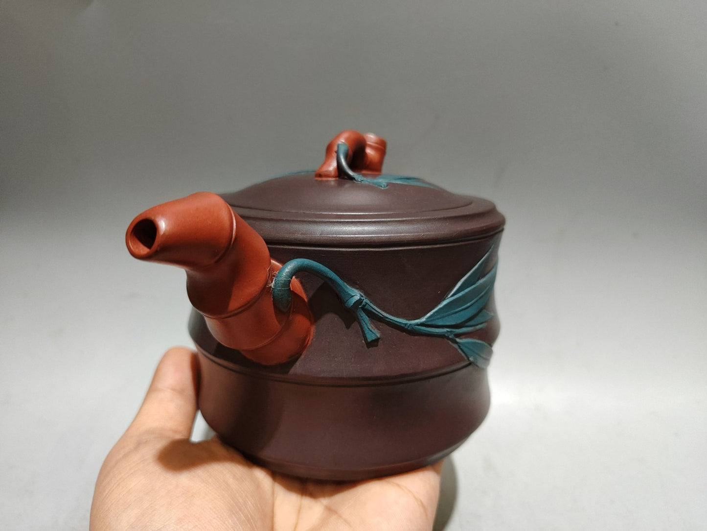 Chinese Yixing Zisha Clay Handmade Exquisite Dragon&Phoenix Teapot 31220