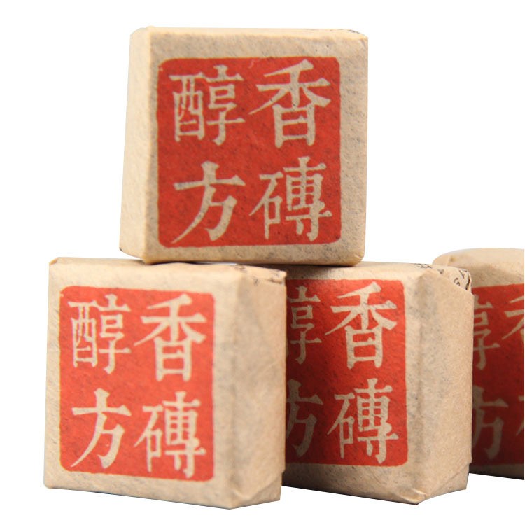 云南 Ripe Pu'er 茶 Mellow 方砖 Puerh 迷你茶普洱砖 500 克-