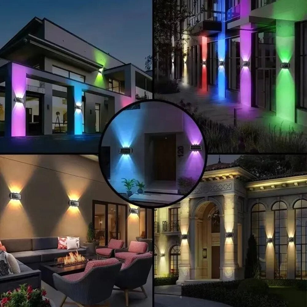 Solar String Lights Outdoor Waterproof – 50m RGB & Warm