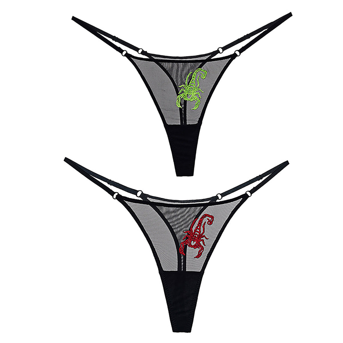 Sexy Womenthongs Mesh G-String Underwear Low Waist See Through Panties G-String