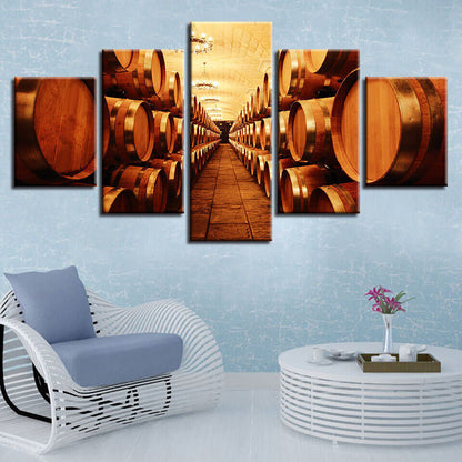 Jesus Christ Portrait Canvas Prints Painting Wall Art Home Cellar WiPicture 5PCS