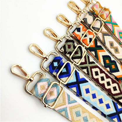 Ethnic Style Bag Belt Casual Shoulder Handbag Accessories Bag Handle Bag Strap