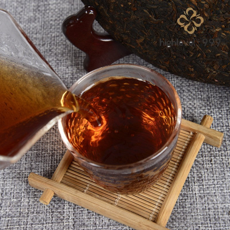 357g 2010 Yunnan Ripe Pu'er Tea Cake Bing Dao Gu Shu Pu erh Cake Tea