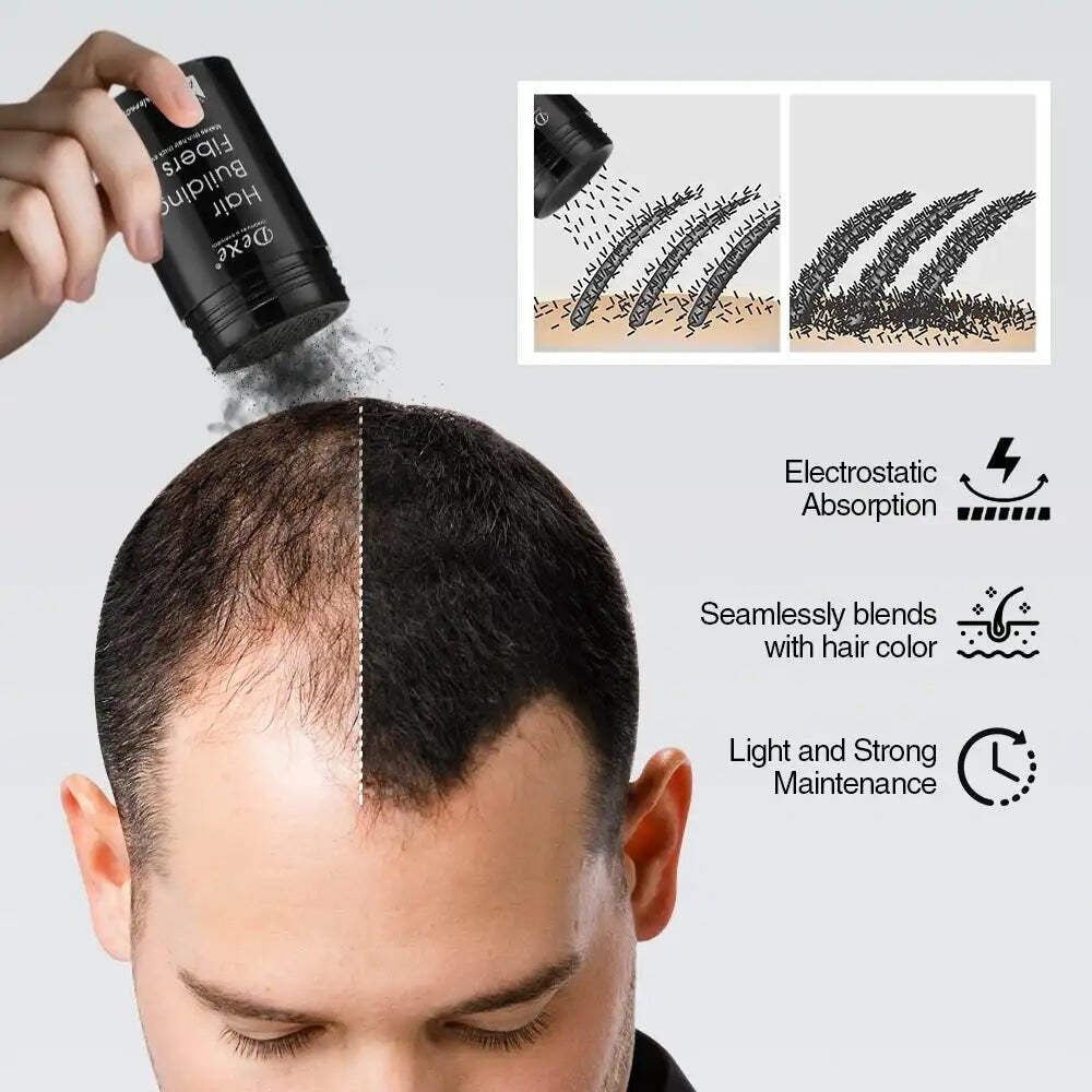 Hair Fibers Regrowth Powder - Hair Building Concealer