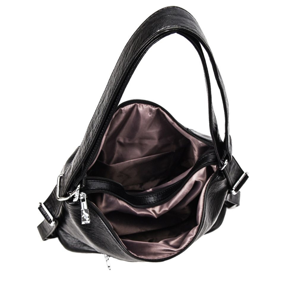 Genuine Leather Handbag Multifunction Shoulder Bag Travel Backpack Crossbody 1PC