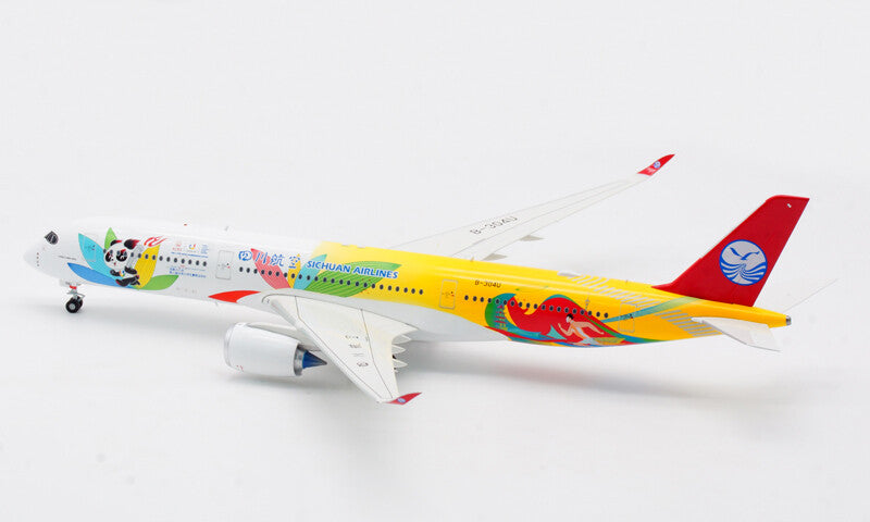 1:200 Aviation SICHUAN AIRLINES AIRBUS A350-900 Passenger Airplane Diecast Model
