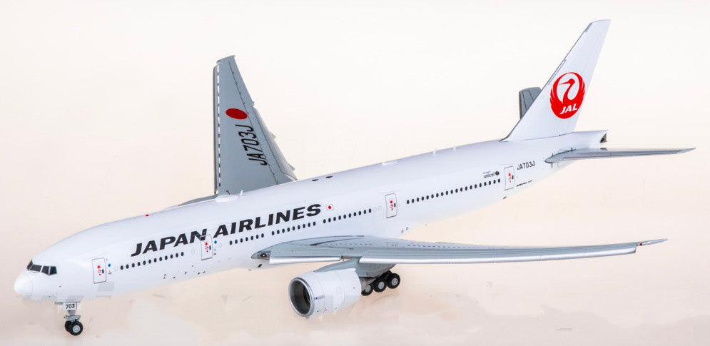 1:200 JC Wings Japan Airlines Flap Down Boeing 777-200ER Diecast Airplane Model
