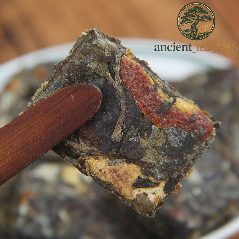 400g Yunnan Tangerine Peel White Tea Flake Small Tea Cake