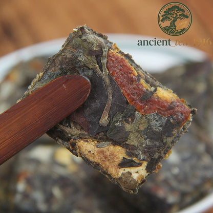 400g Yunnan Tangerine Peel White Tea Flake Small Tea Cake