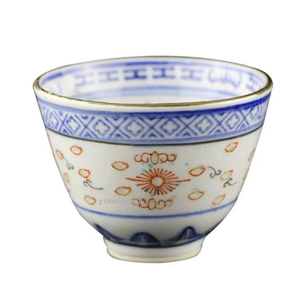 Chinese made multi-color porcelain tea cup master craftsmanship tea cup