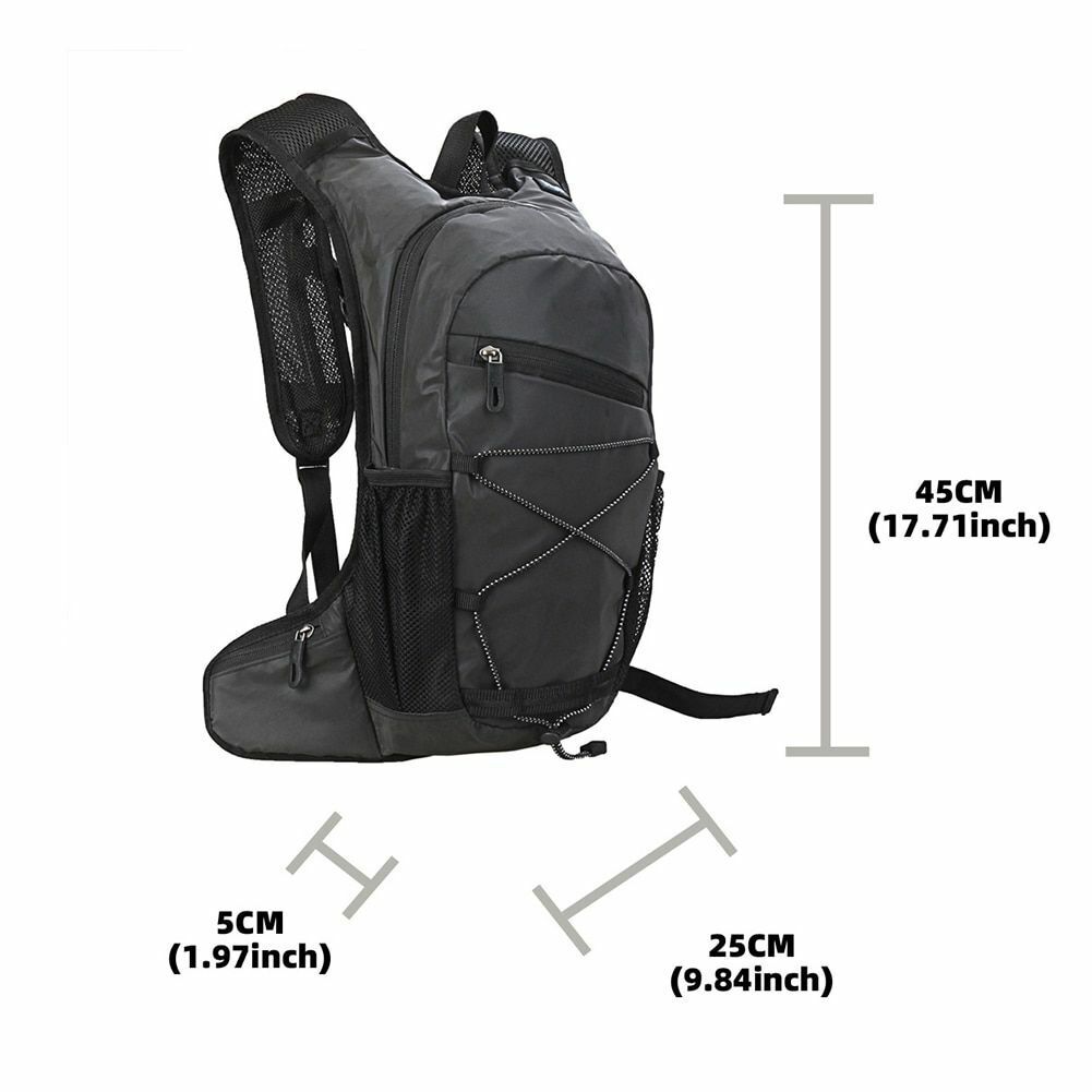 Reflective Mountain Bike Water Backpacks Outdoor Sports Bag Cycling Rucksack 1PC