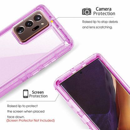 For Samsung Galaxy Note 20 Ultra 5G Transparent Case Clear Phone Cover Accessory