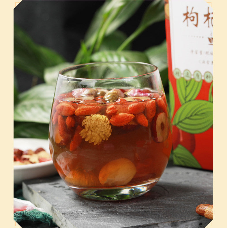 150g Longan + Red Jujube+Chinese Wolfberry Herbal Tea Natural Herbs Tea Benefits