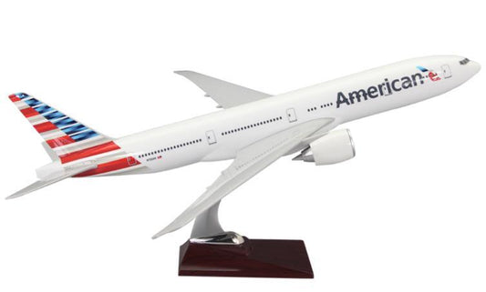 49CM American BOEING 777 N720AN Passenger Airplane Resin Aircraft Plane Model