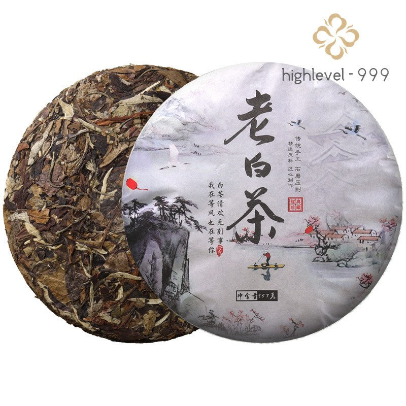 357g Aged White Tea Yunnan White Tea Cake Shoumei Ancient Tree White Tea
