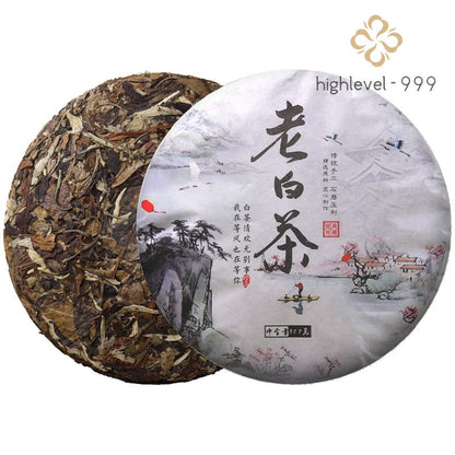 357g Aged White Tea Yunnan White Tea Cake Shoumei Ancient Tree White Tea