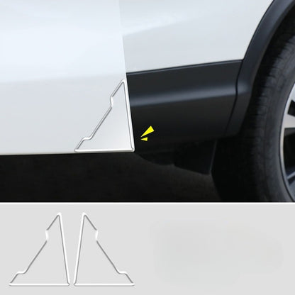 2-piece car door corner anti-collision strip transparent protective tape