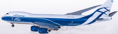 1:400 JC Wings AirBridgeCargo BOEING 747-8F Passenger Airplane Diecast Model