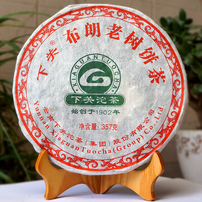Xiaguan 2011 Shen Puer Cake Bulang Mt.Old Tree Pu-erh Since 1902 Puercha 357g