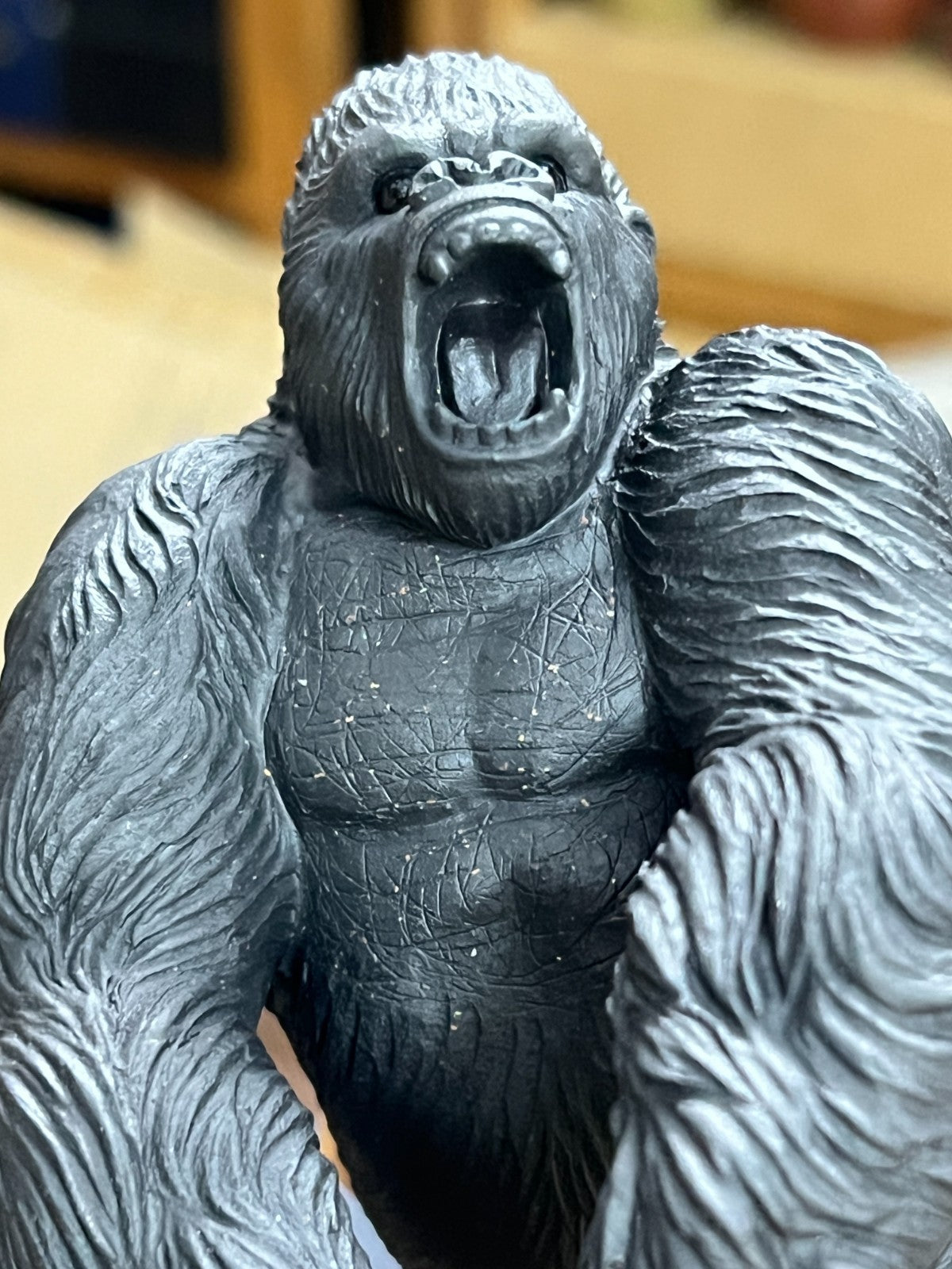 chinese yixing accessories zisha tea pet King Kong decoration black Clay Gorilla