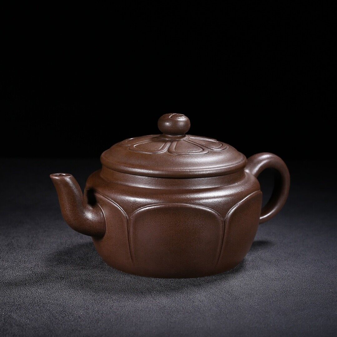 Chinese Yixing Zisha Clay Handmade Exquisite Teapot （凌花 底款：高海庚）