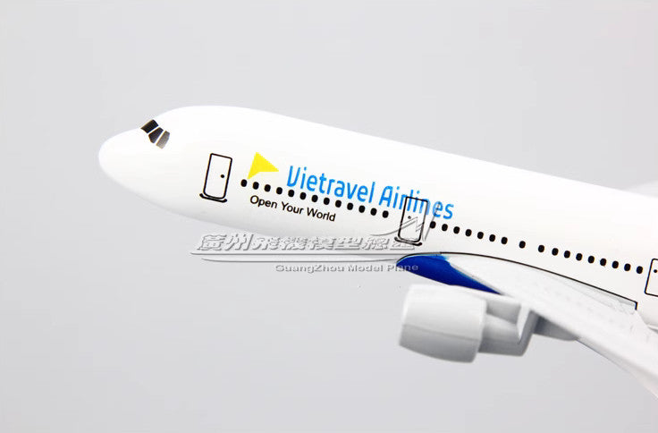 16CM Vietravel Airlines AIRBUS A321 Passenger Airplane Diecast Aircraft Model