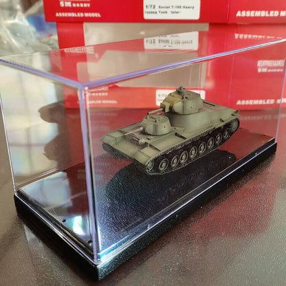 5M Hobby 72066a 1/72 Soviet T-100 Heavy Tank Twin Turrets Static Finished Model