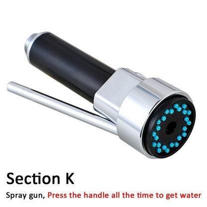 ABS Kitchen Tap Pull Out Parts Faucet Replacement Accessories Small Nozzle Head