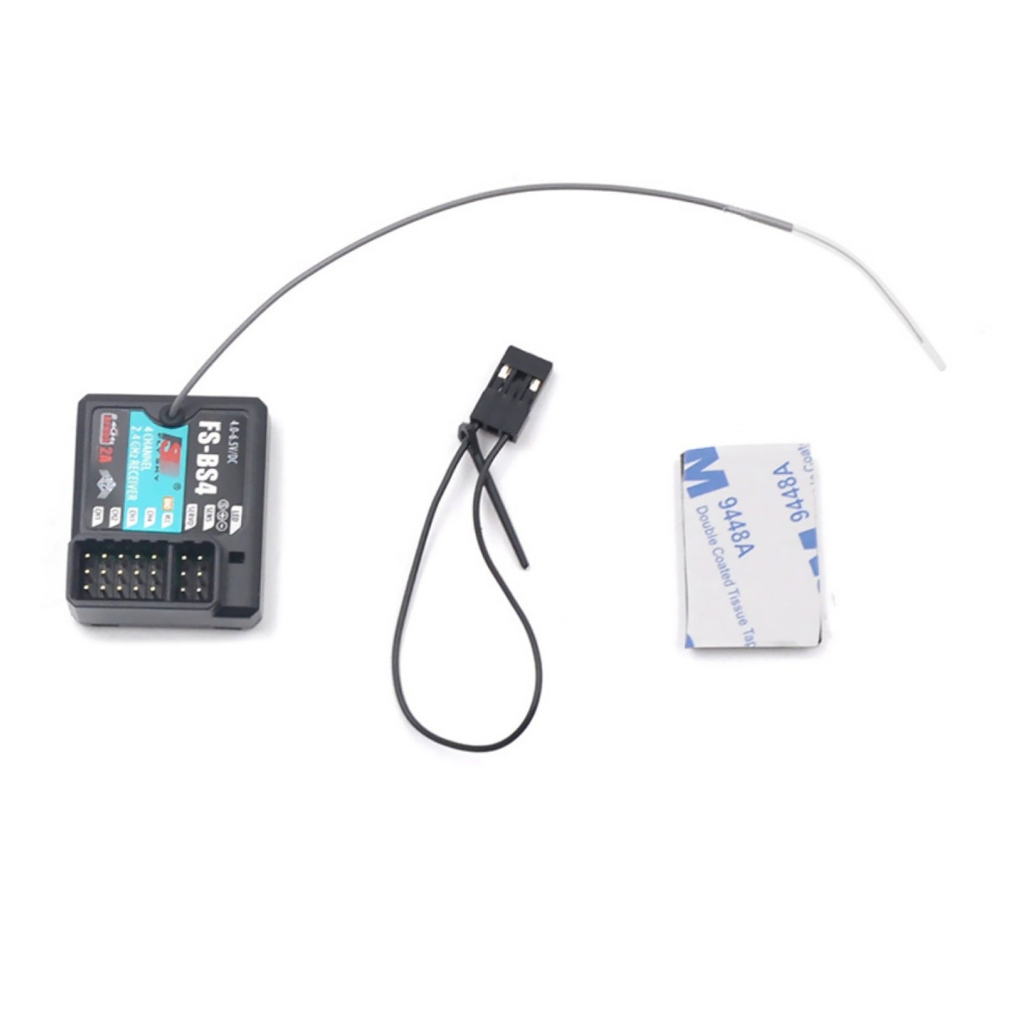 4CH FS-BS4 2.4G RC Receiver Kit with Gyro for FS-IT4S FS-GT5 AFHDS2A Transmitter