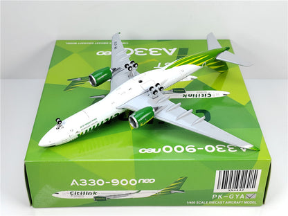 1:400 JC Wings CITILINK AIRBUS A330-900neo Passenger Airplane Diecast Model