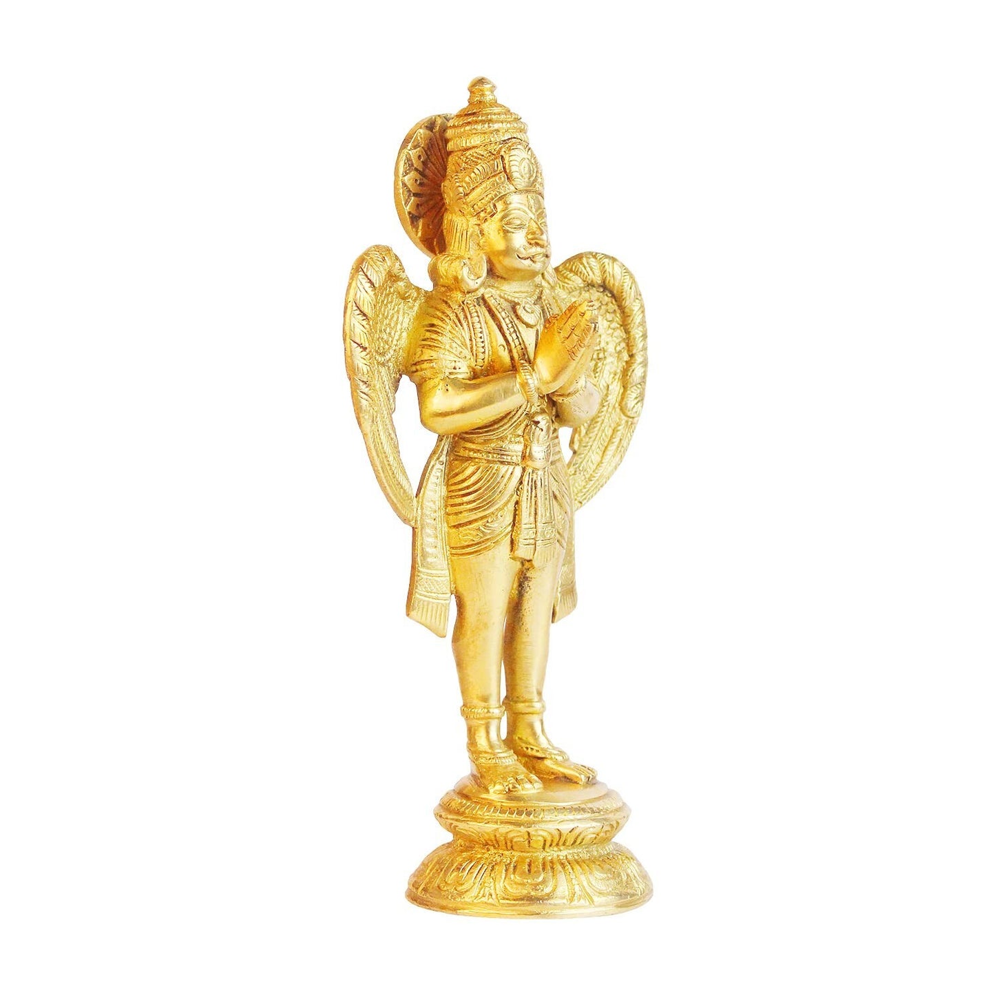 Hindu God Brass Lord Garuda Vishnu's Transport Idol Figurine Statue