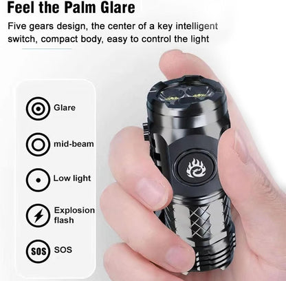 4xThree-Eyed Monster Mini Super Power Flashlight Camping Waterproof rechargeabke