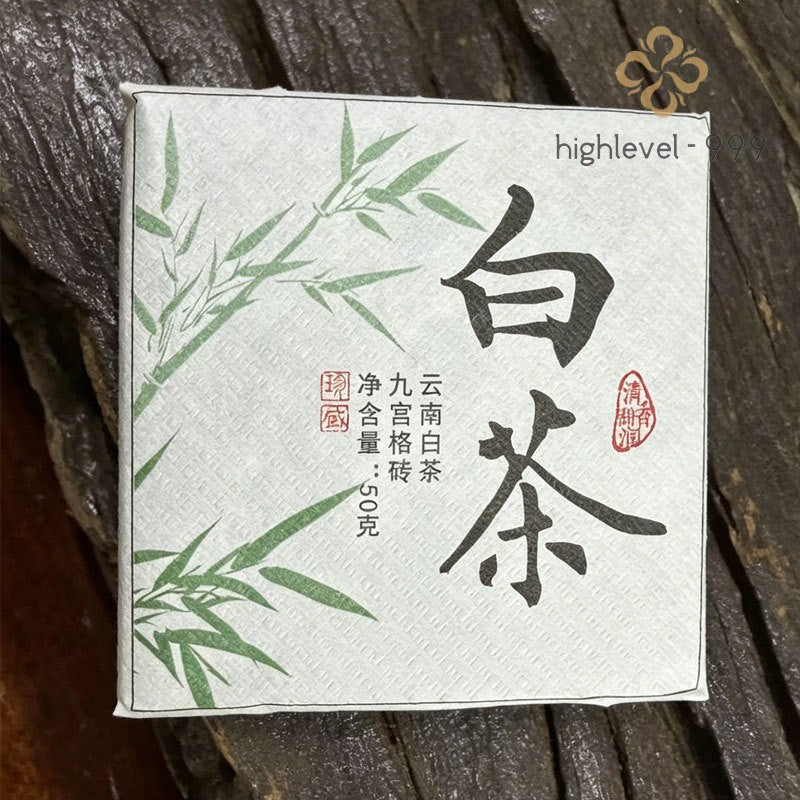 50g Yunnan White Tea Brick Moonlight Aged White Tea Sweet Lingering Aftertaste