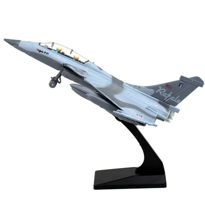 1/100 Air Force Rafale B Camouflage Alloy Fighter Aircraft Model Collection