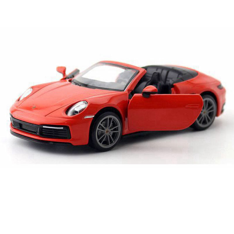 1/32 Porsche 911 Carrera Model Car Diecast Toy Vehicle for Boys Kids Gifts Red