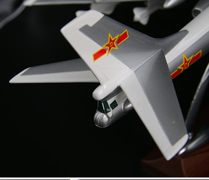 40CM 1:86 China H-6G Bomber Fighter Jet Airplane Resin Aircrarft Plane Model