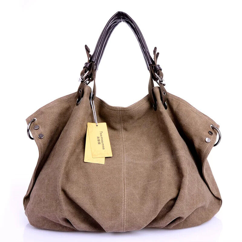 Women Canvas Messenger Bags Female Crossbody Bags Solid Shoulder Bag Handbag
