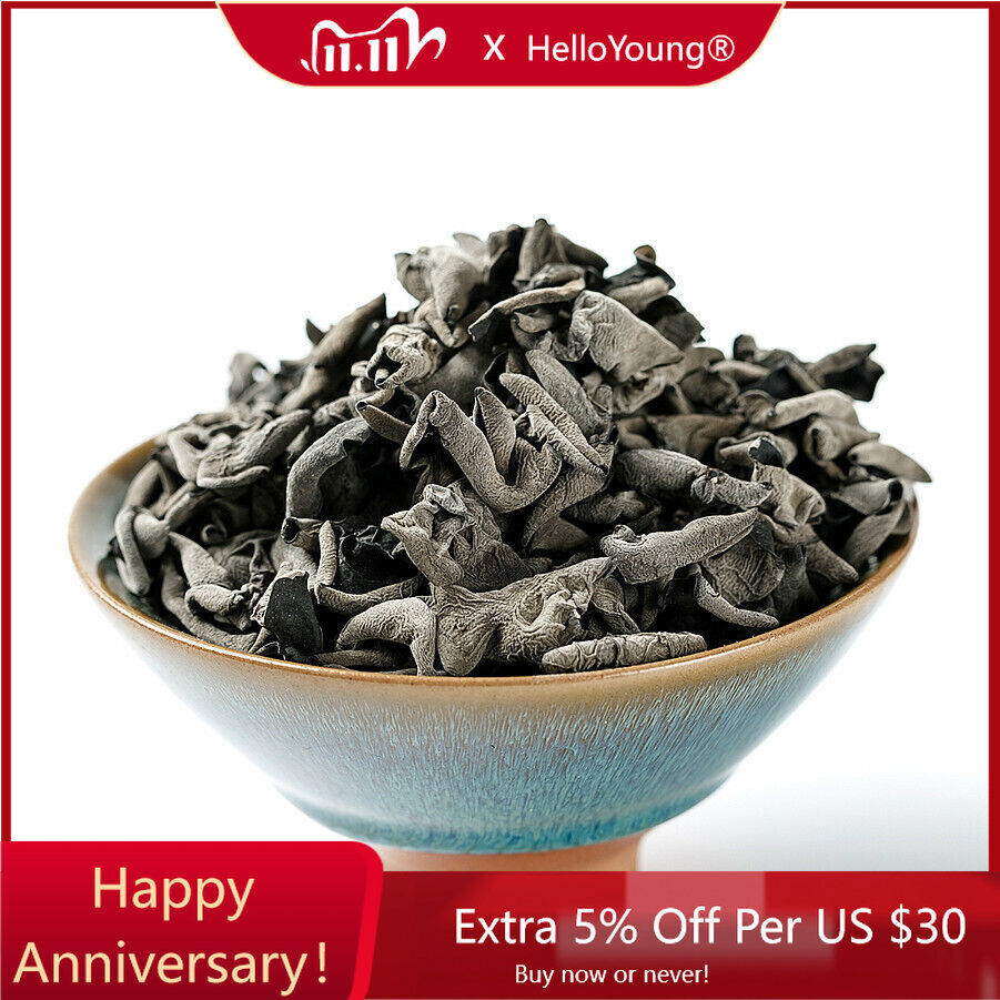 Northeast Dry Black Fungus Autumn In Bulk Fungus Thick No Sand Chinese Tea 250g-