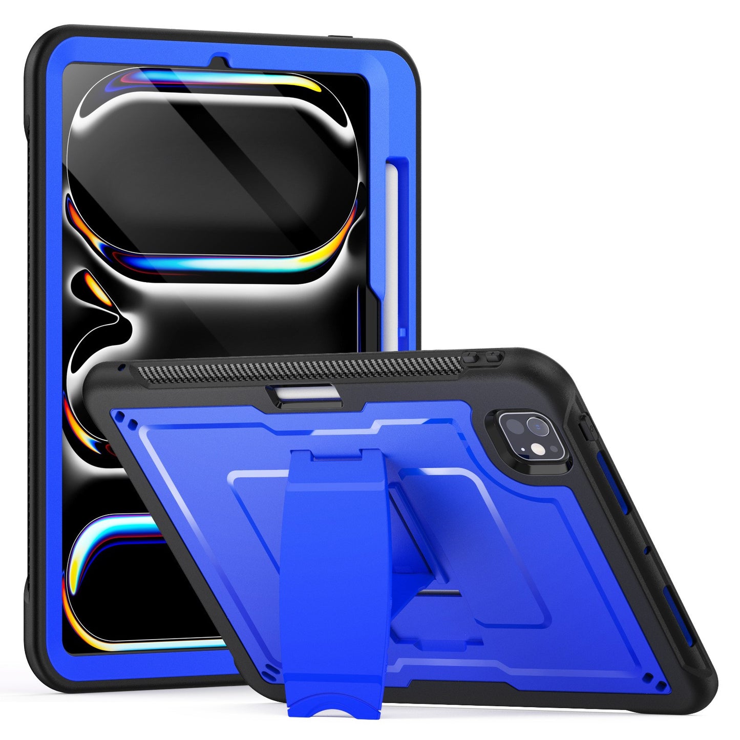 Bumper TPE Tablet Case for IPAD Pro11 M4 A2836 Cover Built in Folding Kickstand