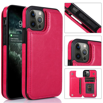 Flip PU Leather with Card Holder Wallet Stand Phone Case for Samsung S26/S25/S24