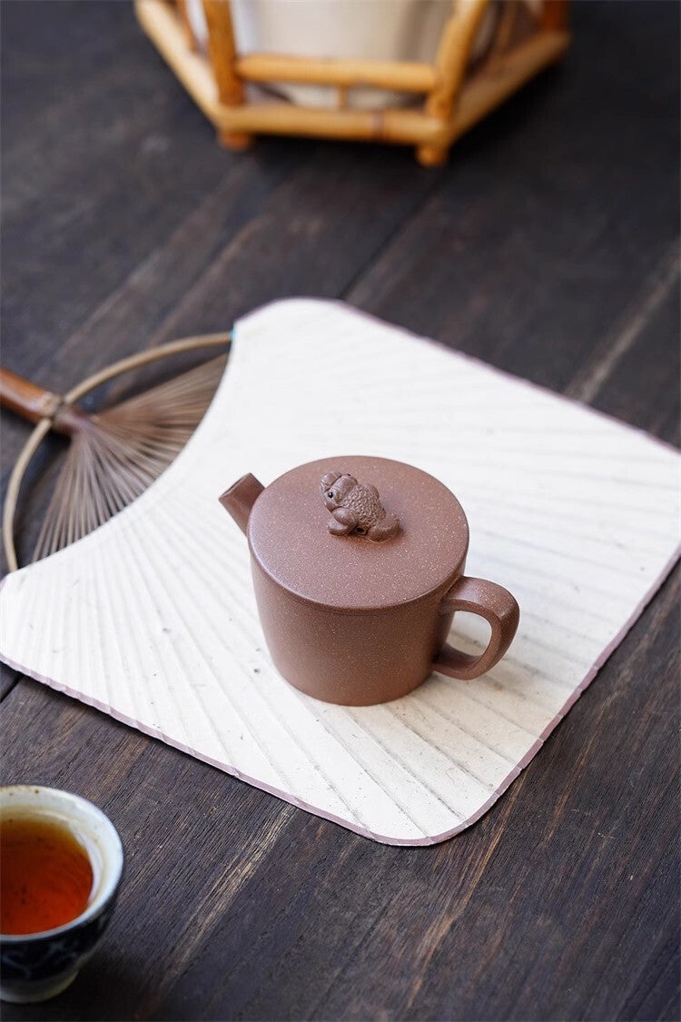 140cc chinese Yixing Handmade Zisha teapot Duan ni JinChan Gongfu HU Tea Pot